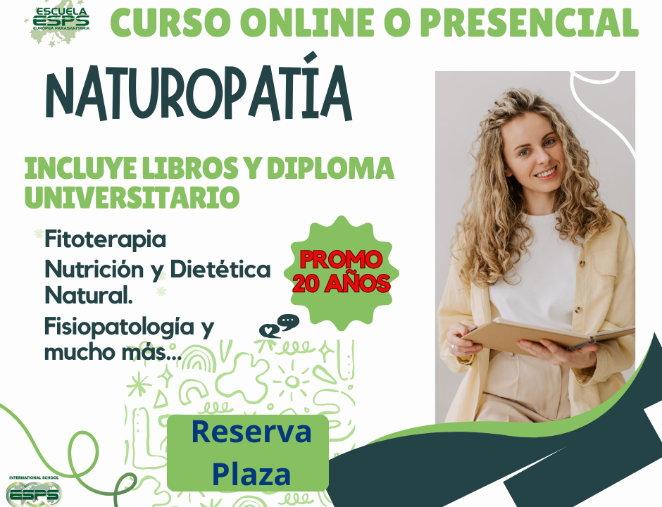Curso de Naturopatía Online Universitario
